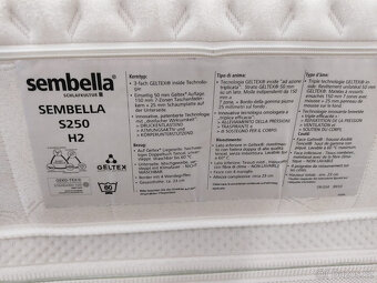 SEMBELLA MELA S250 H2 matrace 90x200x23cm - 5