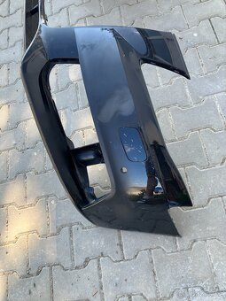 Predni naraznik audi a4 b8 07-12 cerny ostrik pdc - 5