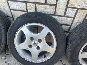 Prodám alu kola Peugeot 175/65 r14 - 5
