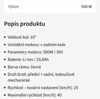 Elektrokoloběžka Easybike gotzila x20 - 5