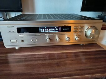 DENON DRA 1000 champagne + originální dálka - 5