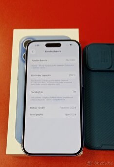 Apple iPhone 16 128GB záruka 10/2026  stav A - 5