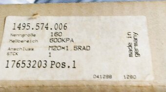 ❗Manometr tlaku❗600KPA❗Německo - výroba. - 5