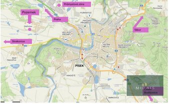 Prodej, pozemek pro bydlení 923 m2, Oldřichov, Písek - 5