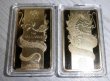 Zednářské, německé, kanadské, čínské zlaté cihličky. Sbírka - 5