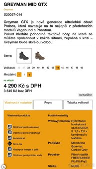 Taktické boty Prabos Grayman Mid GTX - 5