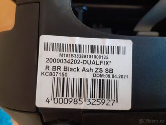 Autosedačka Britax Römer DualFix 2 R Black Ash 2021 0-18 Kg - 5