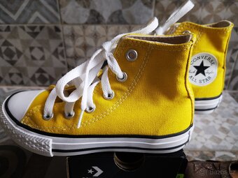 27 dívčí boty-CONVERSE tenisky, černá jarní obuv. NOVÉ - 5