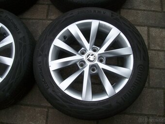 Alu kola original ŠKODA Octavia 3 Continental 16" - 5