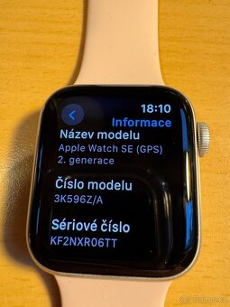 Apple Watch SE (2. Gen) 40mm Starlight GPS - ZÁRUKA 12 MĚSÍC - 5