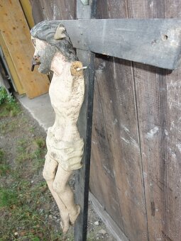 Starý Kristus dřevěný , super model - 5