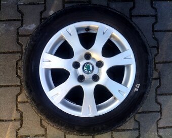 Alu kola originál Škoda Octavia II 5x112 R16 Sirius - 5