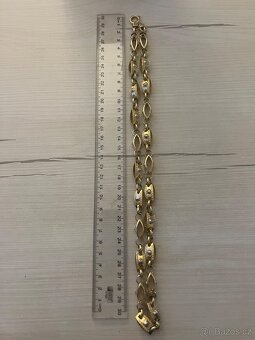 Zlato/ zlatý řetěz Versace 585/1000 - 5