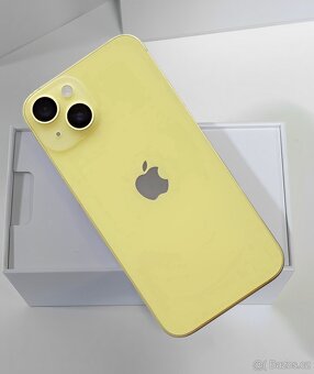 iPhone 14 Yellow BATERIE 100% TOP - 5