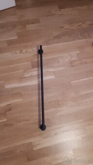 Nová kovová tyč na ručníky černá 76cm - 5