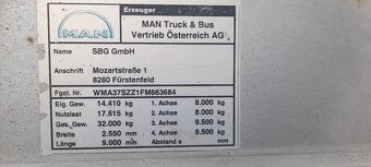 Man TGS 35.440 tři stranný sklápěč 8x4 euro6 ;STK do 3/2026 - 5