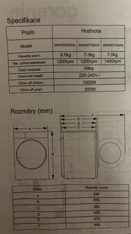 Práčka Gorenje - 5