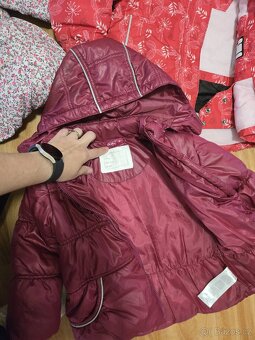 3x zimni bunda pro holčičku, velikost 98/104 - 5