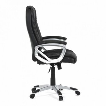 Kancelářské křeslo v černé ekokůži model KA-Y282 BK - 5