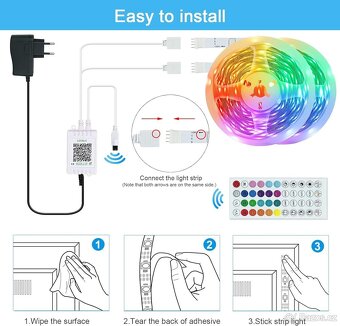 RBG LED pásek 20 metrů - 5