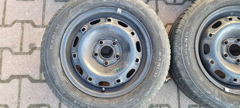 Plechové disky Škoda Fabia 1 5x100 6x14 ET43 185/60r14 letní - 5
