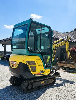 Minibagr Yanmar, rychloupínák, bez vůlí,nové dotahovací čepy - 5