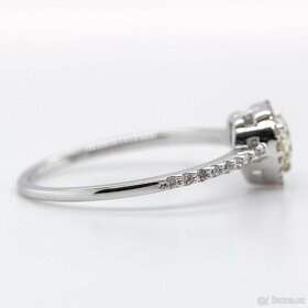 14K prsten s diamanty 0,59ct - certifikát AIG - 5