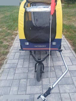 Vozík za kolo pro dva psy 2in1 - HAFENBANDE Cabby L - 5