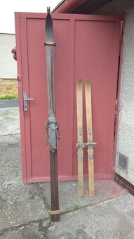 starožitné lyže - 5