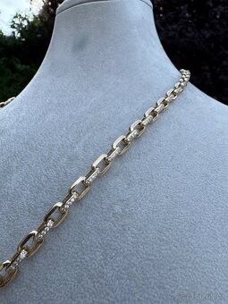 Zlaty řetěz PILKA / ANKR 37.34g 7mm 65cm- NOVÝ ZLATO - 5
