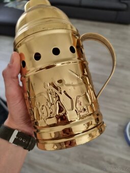 Luxusní egyptská vodní dýmka Adam Group – měď/mosaz + PŘÍSLU - 5