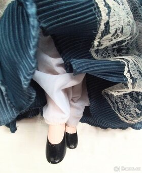 Stará porcelánová panenka - velká 60 cm - 5