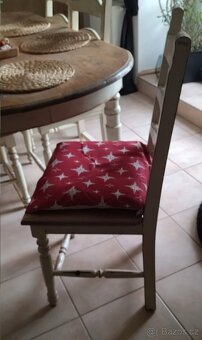 Stůl masiv+6 židlí - 5