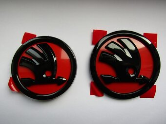 Znaky Škoda 90 nebo 80mm - barevné - 5