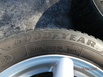 Alu kola+pneu 205/60 R16 - 5
