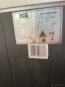 Mrazák ECG EFT 10852 WA+ na náhradní díly / NEFUNKČNÍ - 5