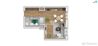 Prodej bytu v osobním vlastnictví 1+kk, 40 m2 Liberec, ul. T - 5