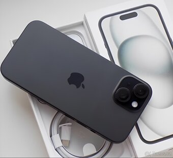 iPhone 15 Black BATERIE 100% TOP - 5