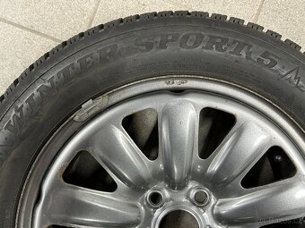 4 ks plech. disků 6,5Jx16 se zimními pneu Dunlop 205/55/16 - 5