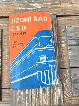 jízdní řády ČSD 70-80 léta - 5