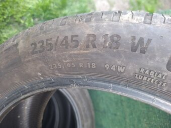 Prodám letní pneu 235/45/18 Continental a Hankook - 5