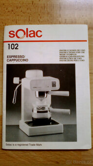 Espresso SOLAC - retro malý kávovar, starý víc jak 30 let - 5