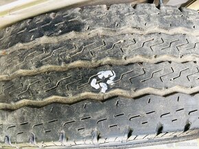 15” VW plechový disk 5x112,letní pneu Barum Vanis 195/70/15c - 5