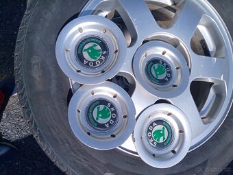 Alu kola 5x100, ET 43 vč. pneu 195/65 R 15 - 5