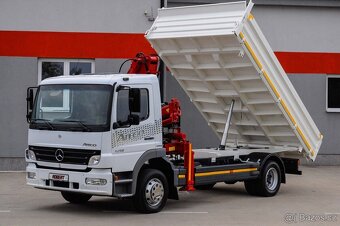 MERCEDES ATEGO 1218 TŘÍSTRANNÝ SKLÁPĚČ HYDRAULICKÁ RUKA EU4 - 5