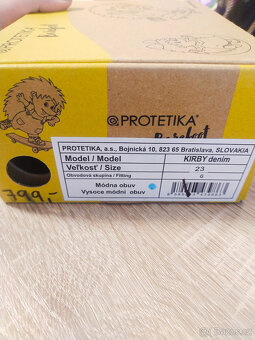 Prodám dětské boty/sandále/papuče Protetika vel.23 - 5