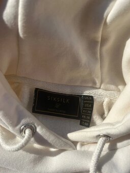 Krémová crop mikina Siksilk, 36/S - 5