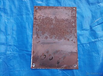 Smaltovaná cedulka "Nezapínej" č. 1 - 5