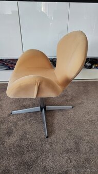 Designová otočná křesla SWAN, neprosezená, levně - 5