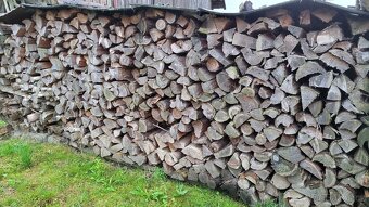 Topné  dříví SMRK 1m délka štípané - 5